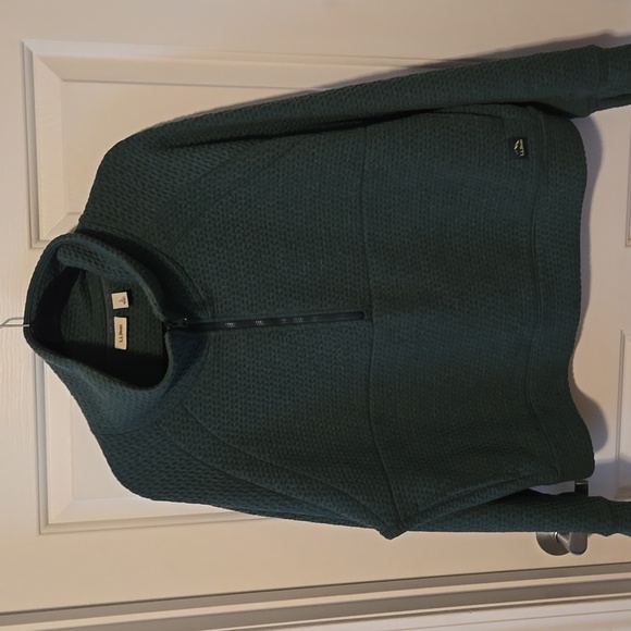 L.L.Bean Mountain  1/2 Zip Pullover. Deep Green. Size Large Petite. - Picture 1 of 3